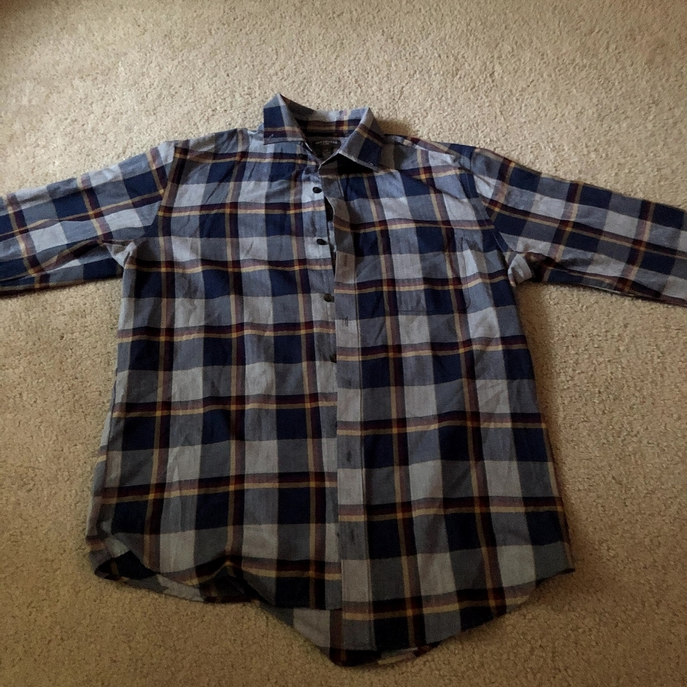 Boys Plaid Dress Shirt